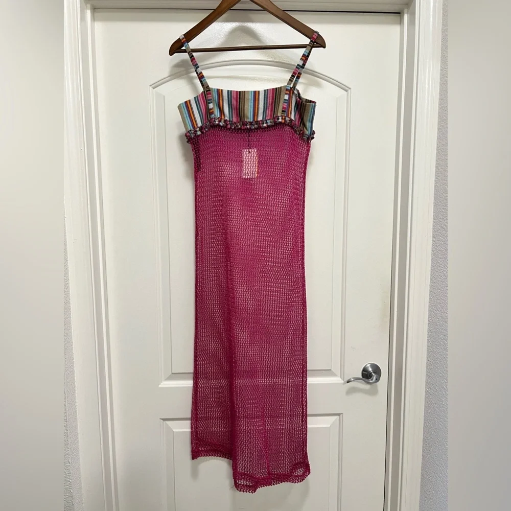 NWT Anim Miza Fishnet Beach Cover Up / Dress - Picture 7 of 13